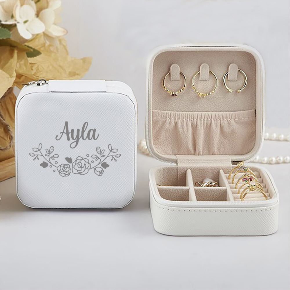 Personalized Name Box - 1pc personalized jewelry box, customized name