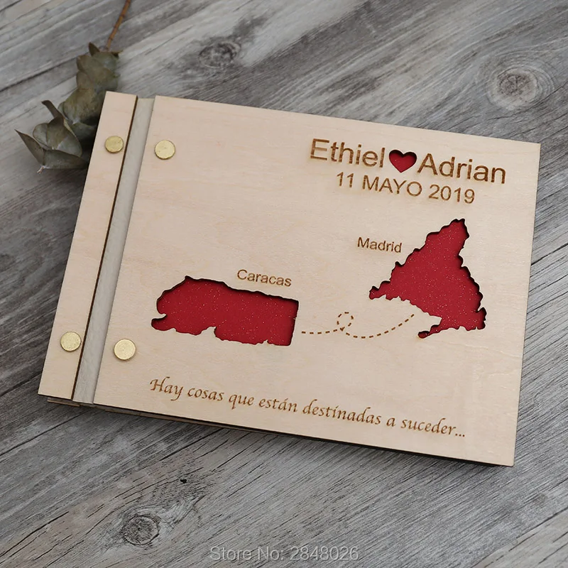 Map engraved wedding guestbook - Custom Star Map recensie en prijs