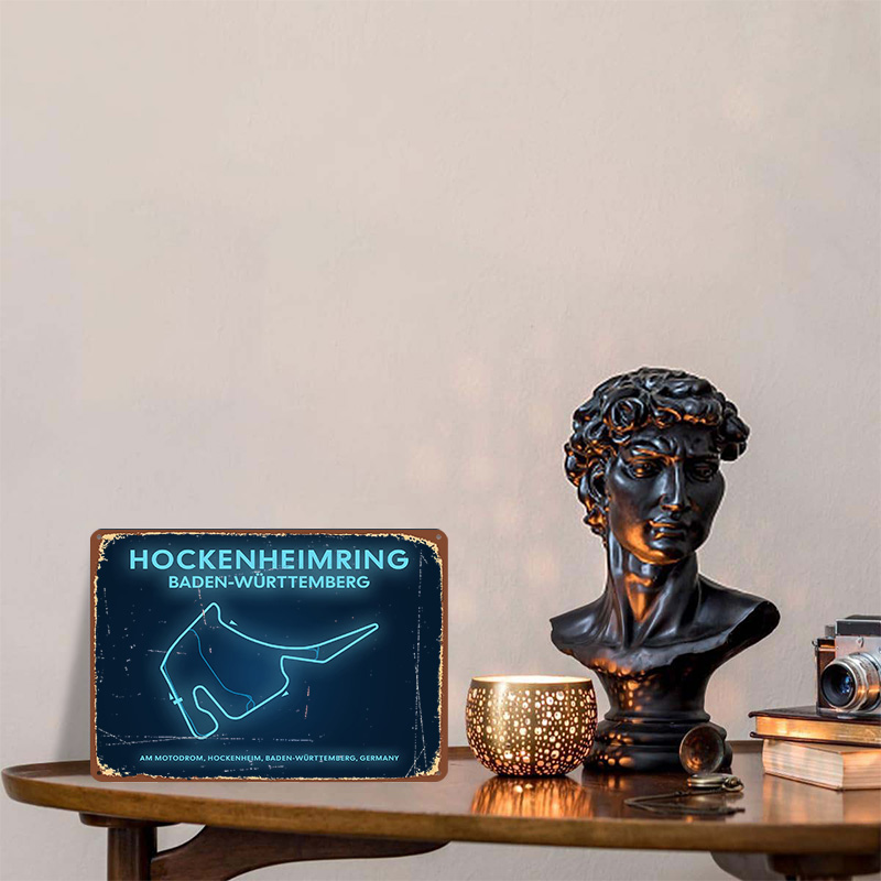 Hockenheimring Circuit Neon Ma - Custom Map Poster recensie en prijs