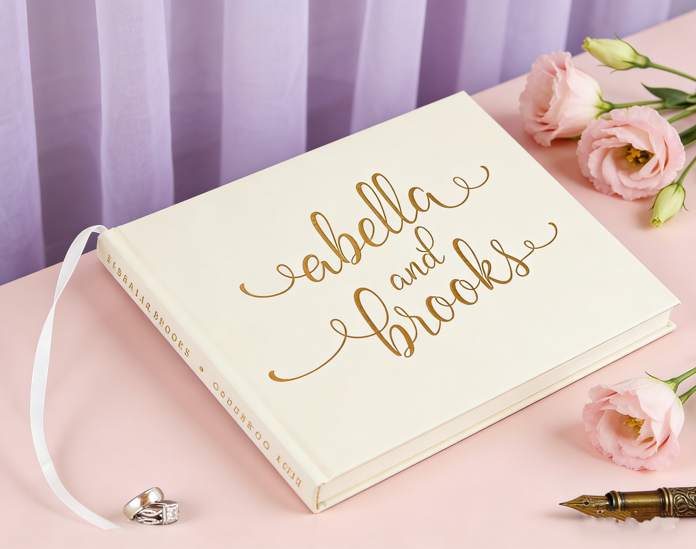 Rustic Floral Wedding Guestboo - Custom Photo Book recensie en prijs