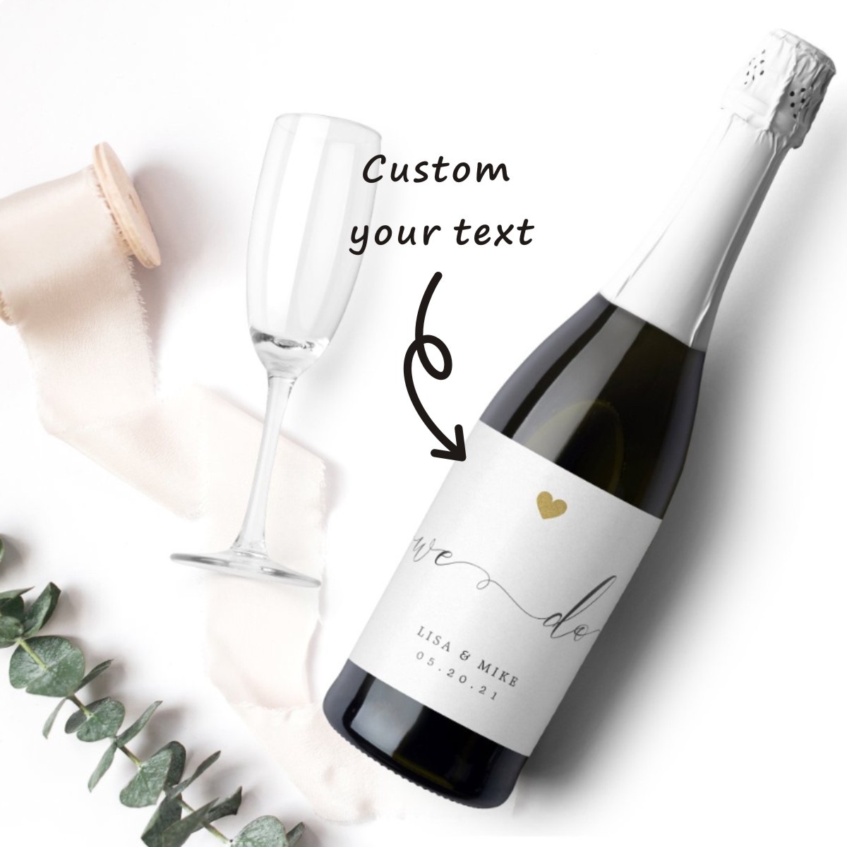 30pcs Wedding Wine Bottle Labe - Personalized Name Box recensie en prijs