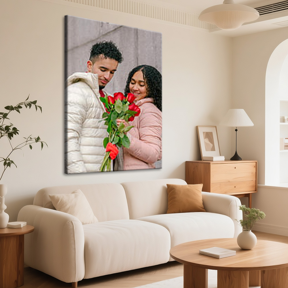 1 Pc Customized Photos on Canv - Engraved Wood Frame recensie en prijs