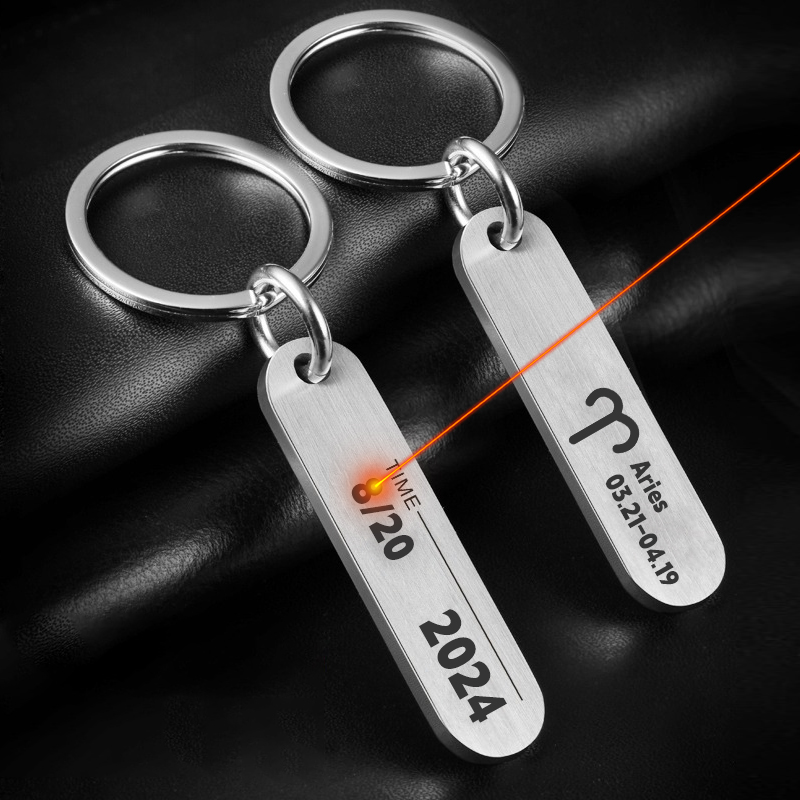 Customized Key Chains with Las - Initial Ring Custom recensie en prijs