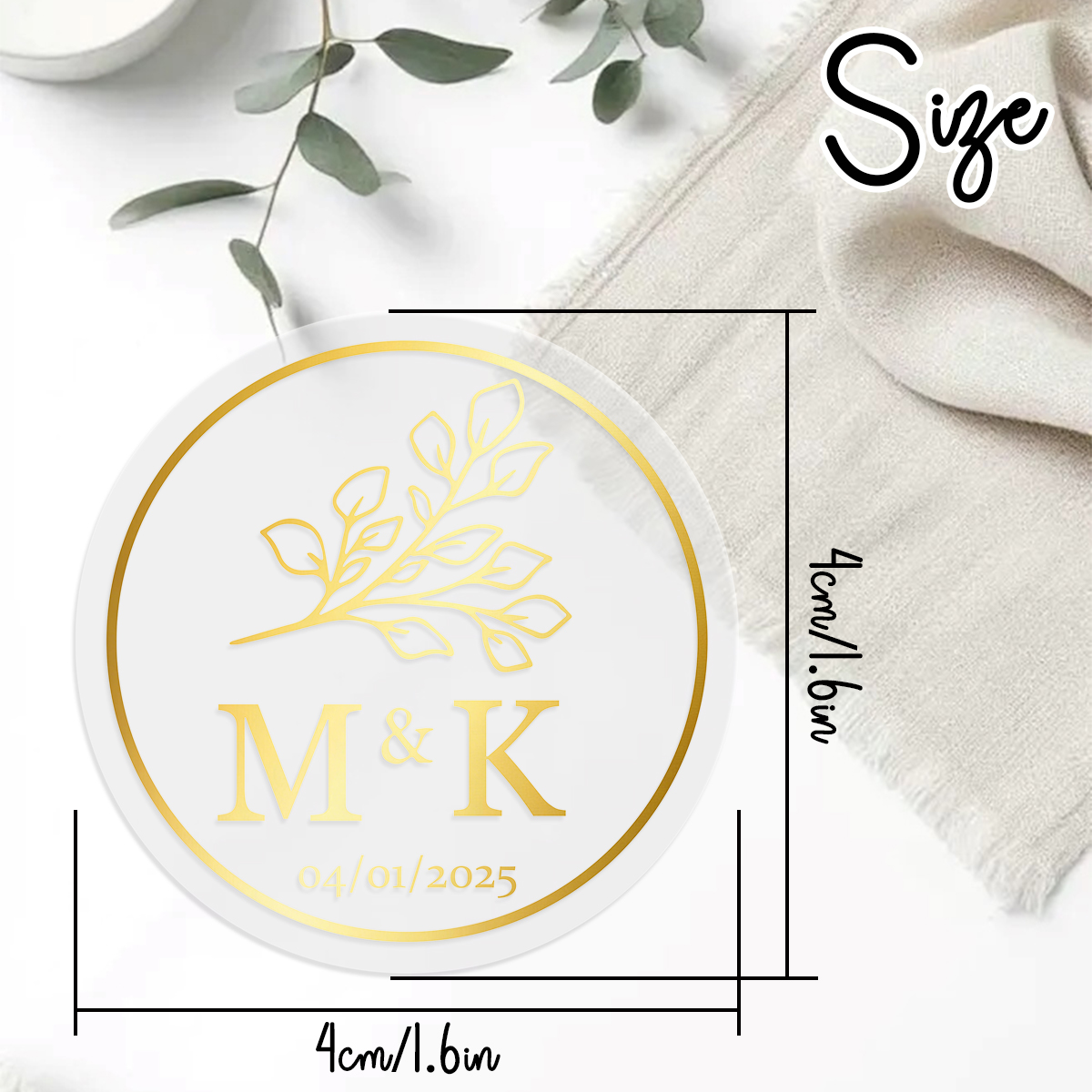 30/60/120/240pcs Custom Text R - Personalised Candle Label recensie en prijs