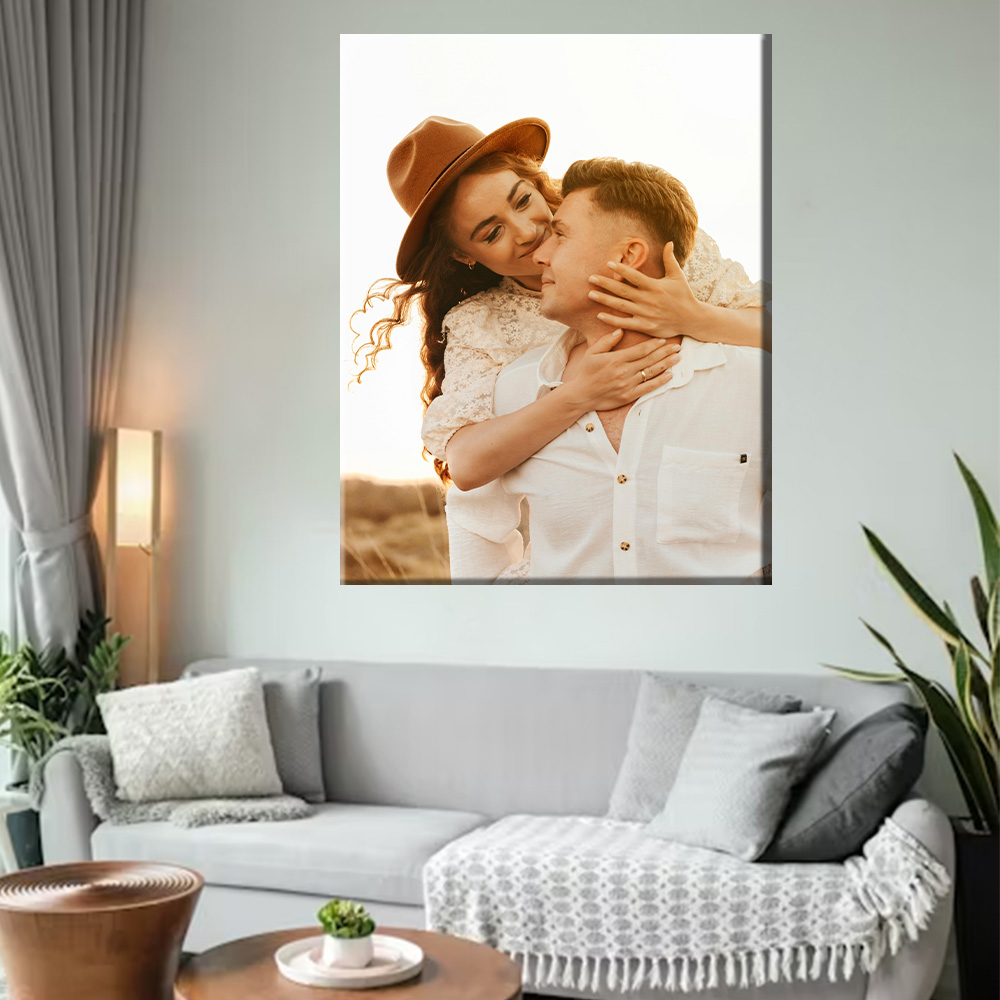 1 Pc Customized Photos on Canv - Engraved Wood Frame recensie en prijs