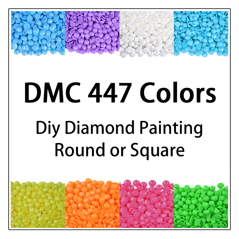 DMC 447 Colors 5D Diy Diamond  - Photo Mosaic Print recensie en prijs