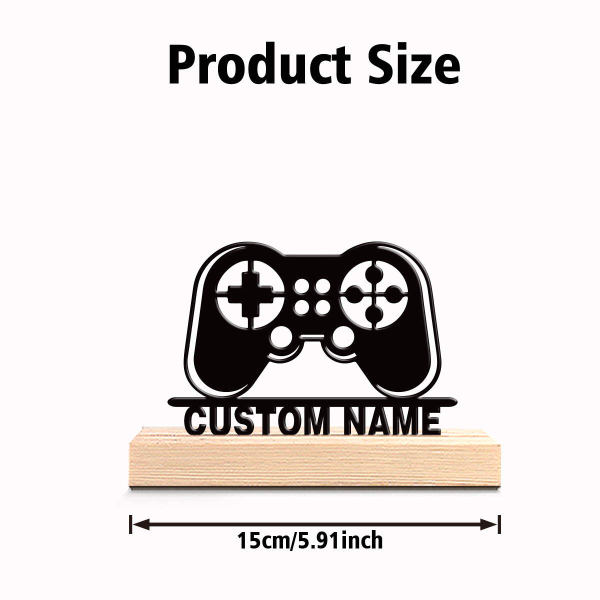 1pc Personalized Custom Game c - Engraved Wood Frame recensie en prijs