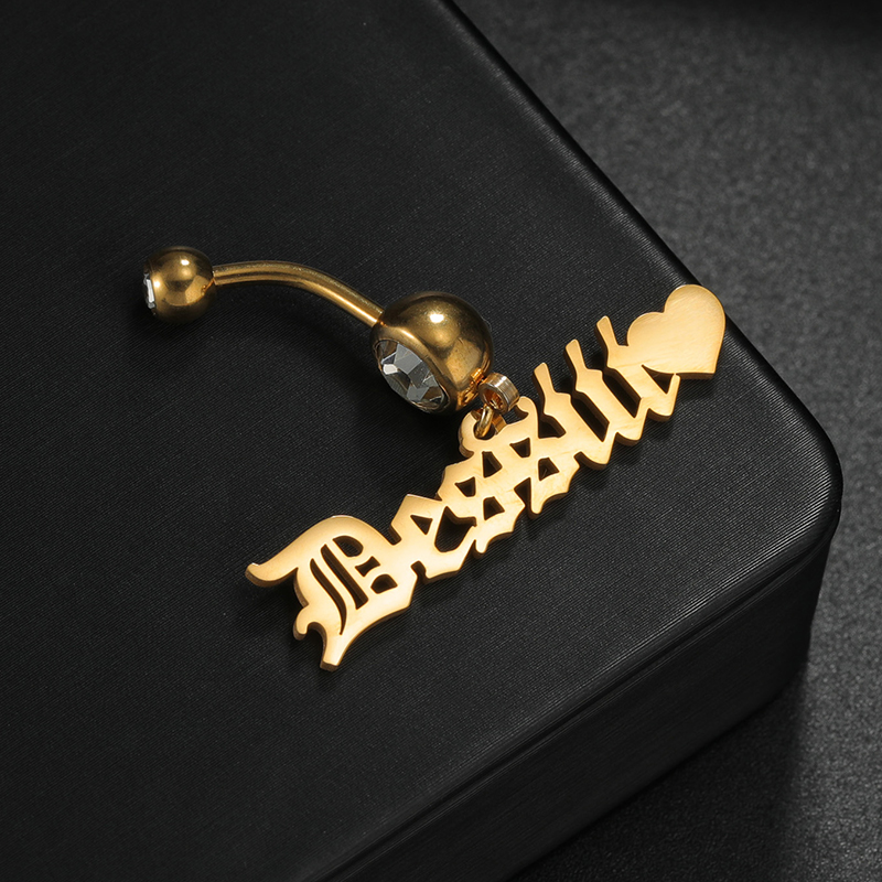 Letdiffery Custom Name Belly B - Initial Ring Custom recensie en prijs