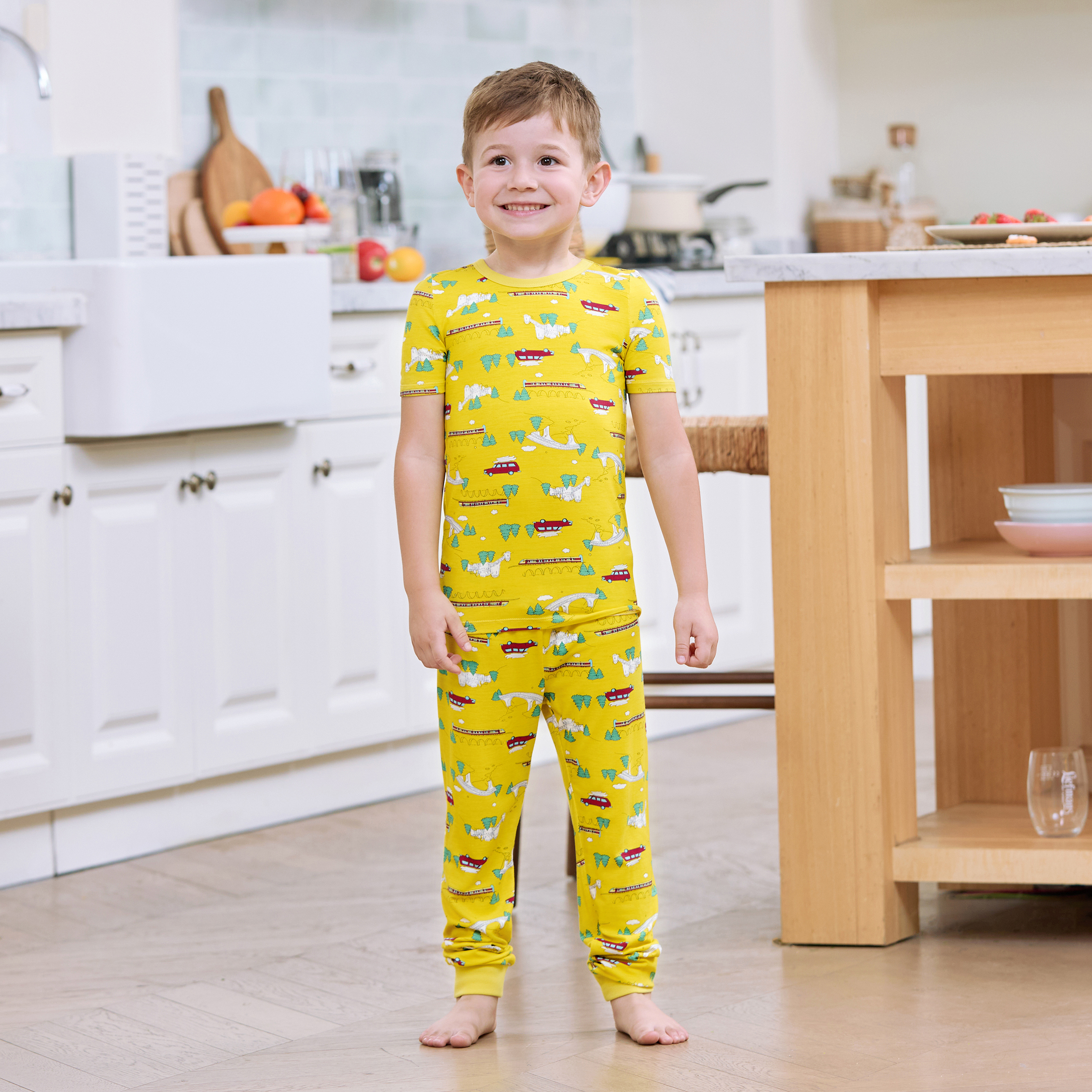 PatPat Bamboo Family Yellow PJ - Family Tree Print recensie en prijs