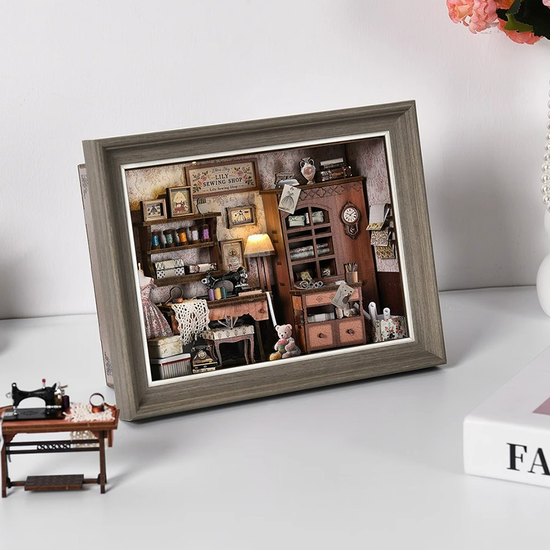 DIY Book Nook Kit 3D Miniature - Engraved Wood Frame recensie en prijs