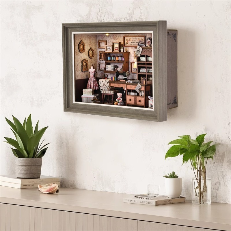 DIY Book Nook Kit 3D Miniature - Engraved Wood Frame recensie en prijs