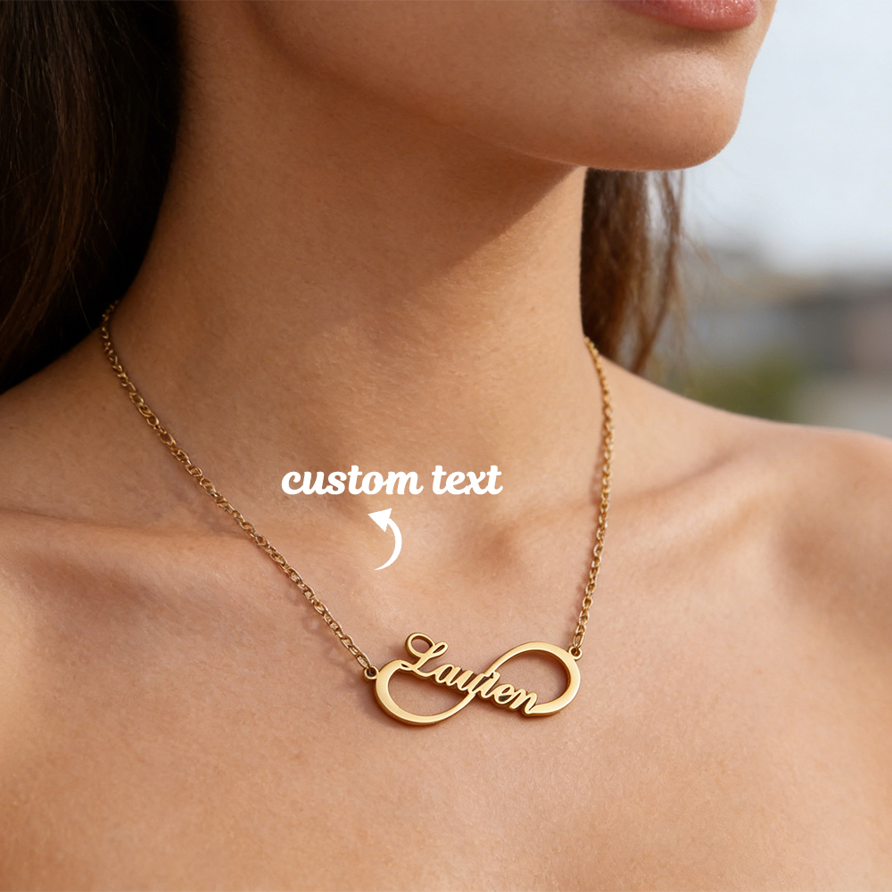 Custom Name Infinity Necklaces - Name Necklace Custom recensie en prijs