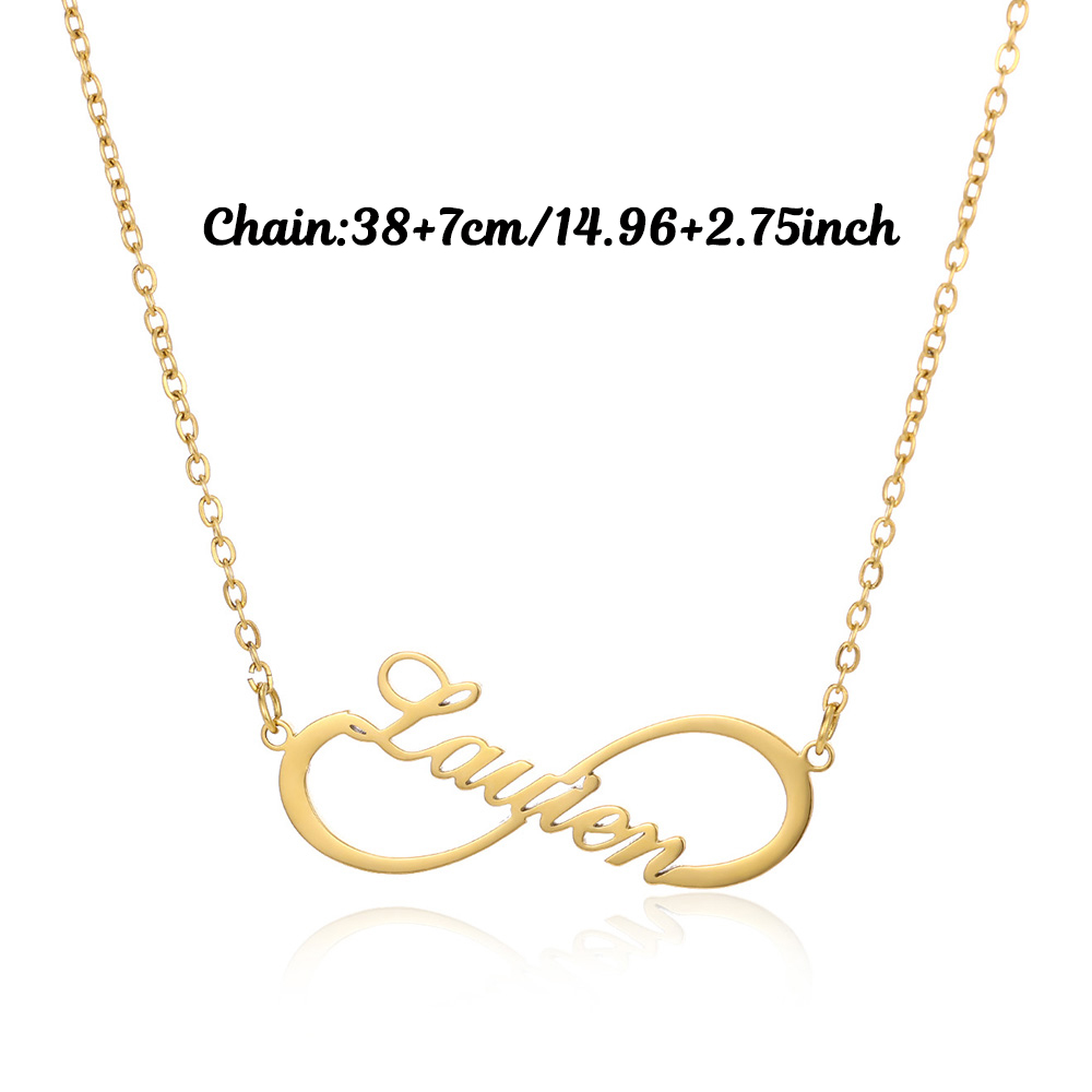 Custom Name Infinity Necklaces - Name Necklace Custom recensie en prijs