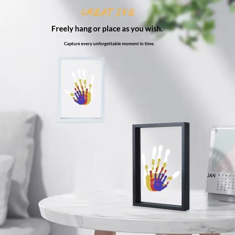1 Set Family Handprint Photo F - Engraved Wood Frame recensie en prijs