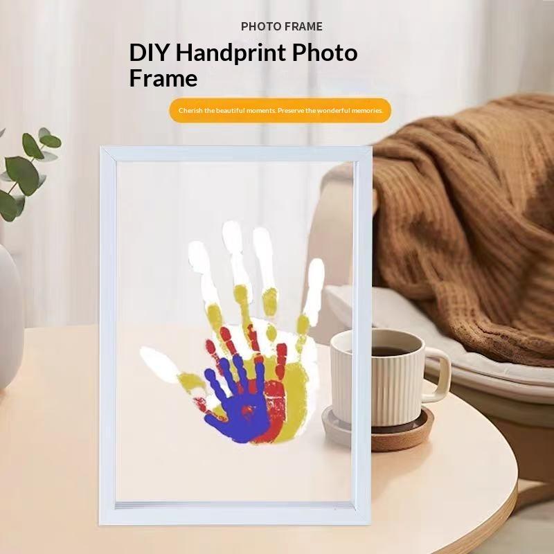 1 Set Family Handprint Photo F - Engraved Wood Frame recensie en prijs