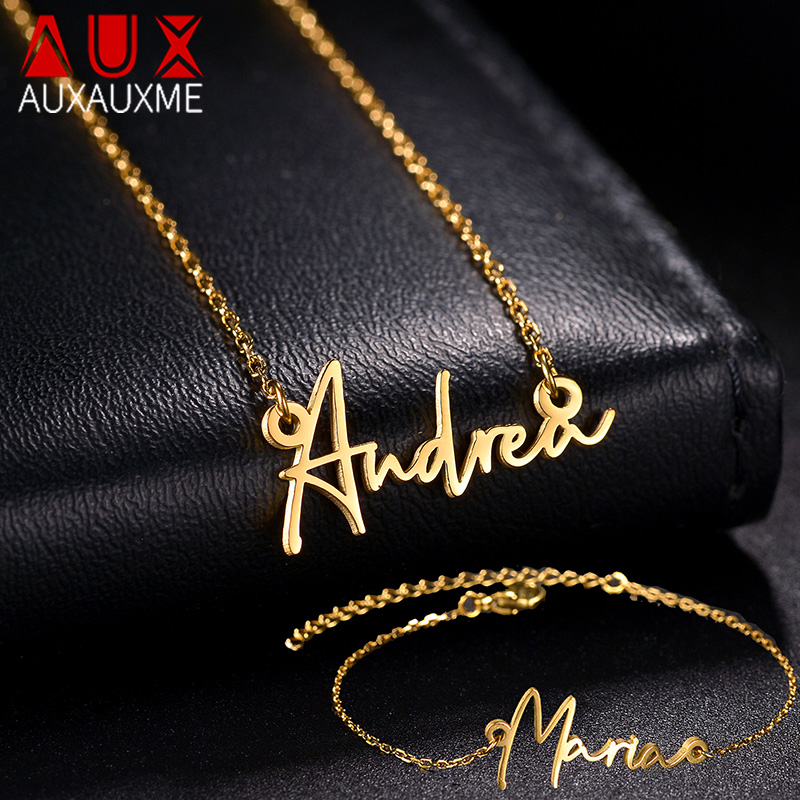 Auxauxme Custom Name Necklace  - Name Necklace Custom recensie en prijs