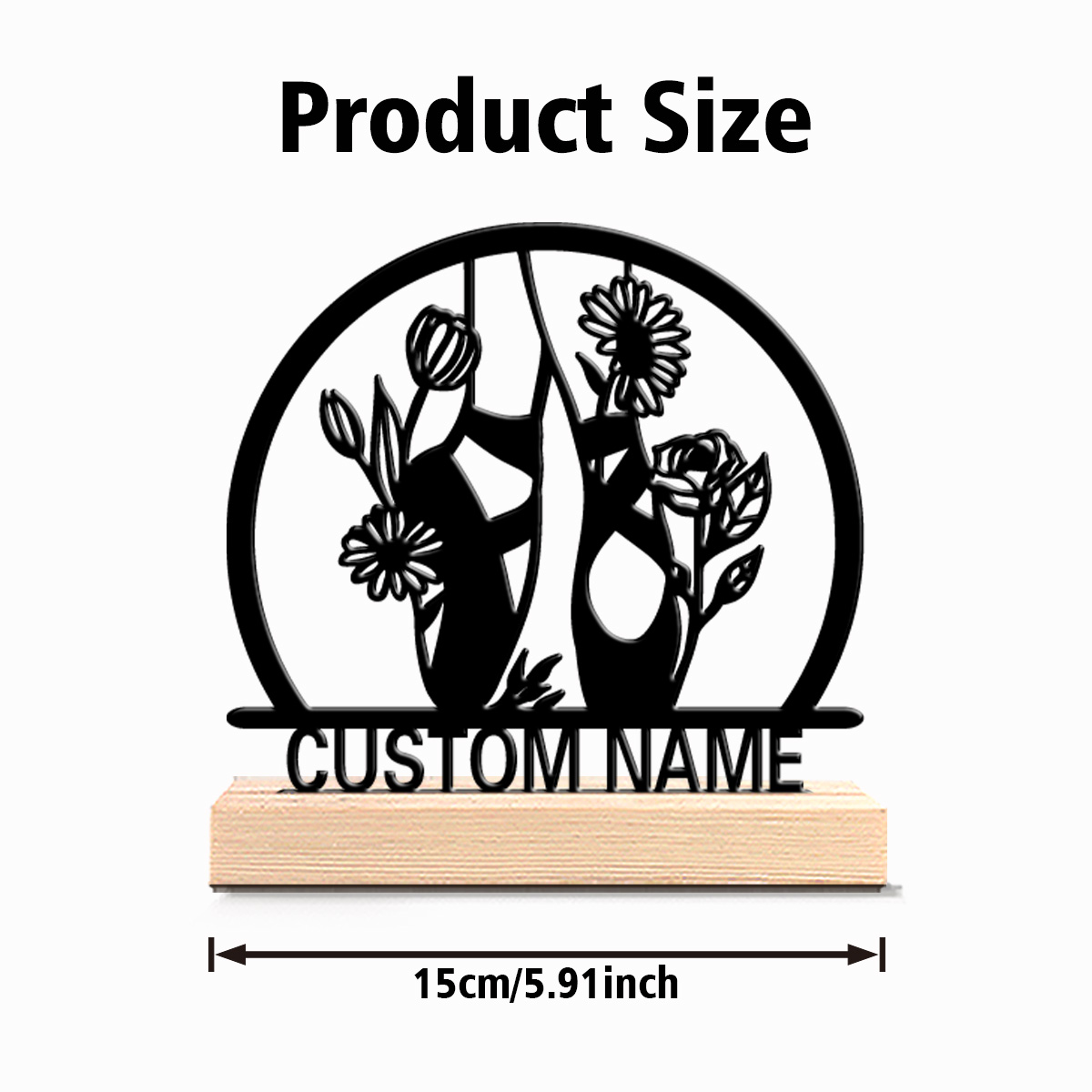 1pc beautiful personalized bal - Engraved Wood Frame recensie en prijs