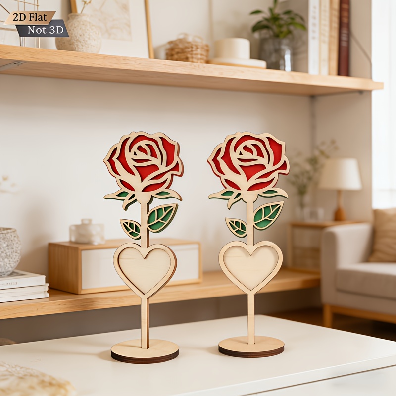 2pcs Handmade Engraved 2D Wood - Engraved Wood Frame recensie en prijs