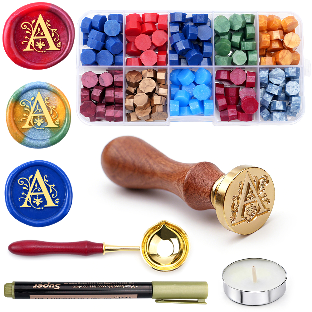 A-Z letter Wax Seal Stamp Kit  - Wax Seal Letter Kit recensie en prijs