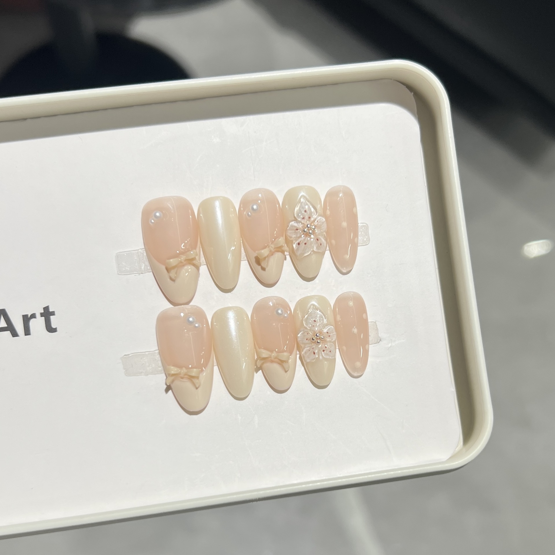 10Pcs Milky Nude Gentle Handma - Pressed Flower Art recensie en prijs