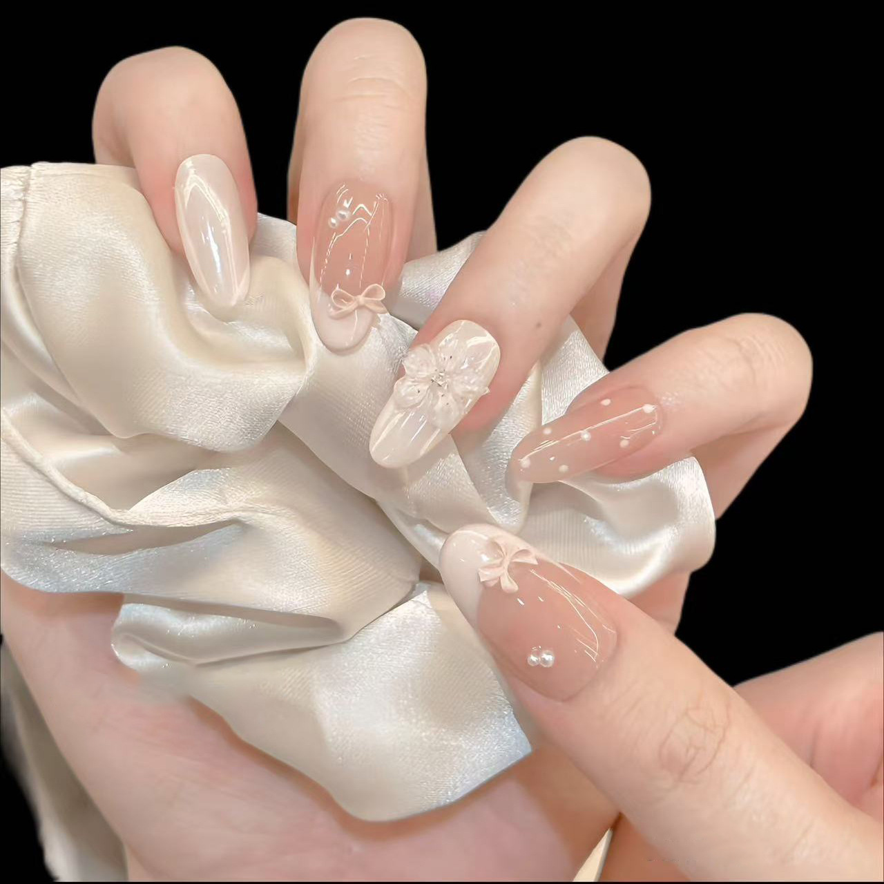 10Pcs Milky Nude Gentle Handma - Pressed Flower Art recensie en prijs